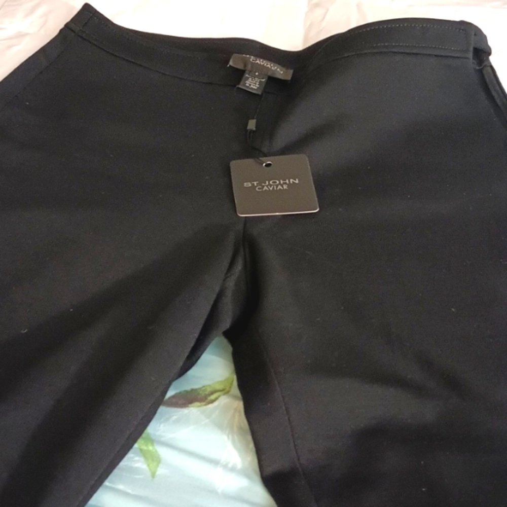St. John Black Slacks size 6